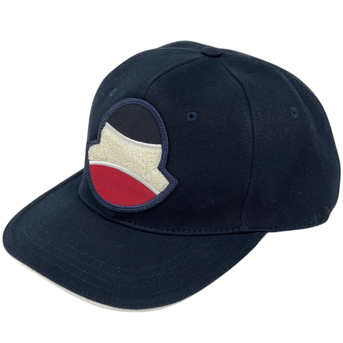 モンクレール MONCLER ベレット キャップ BERRETTO ベースボールキャップ 帽子 キャップ 綿 ネイビー レディース