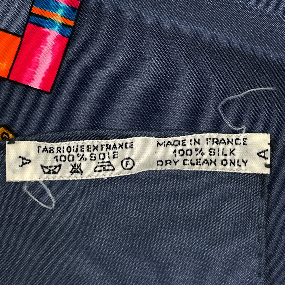 エルメス HERMES カレ 90 Pelile main お針子さん スカーフ シルク グレー ゴールド マルチ レディース