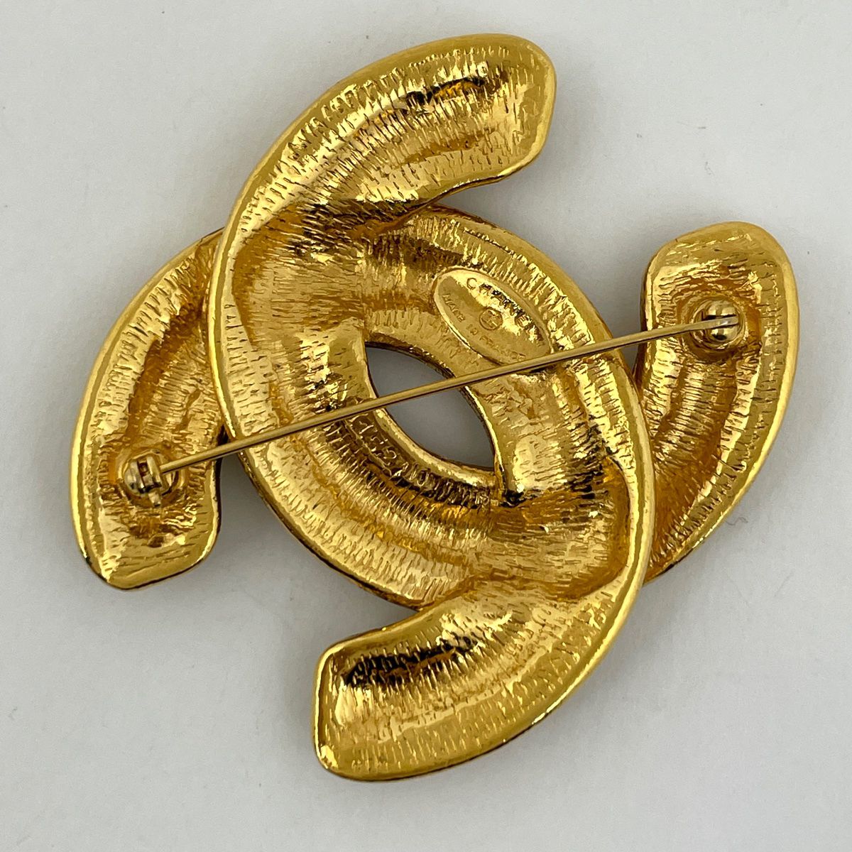 シャネル CHANEL ココマーク ブローチ マトラッセ ブローチ GP