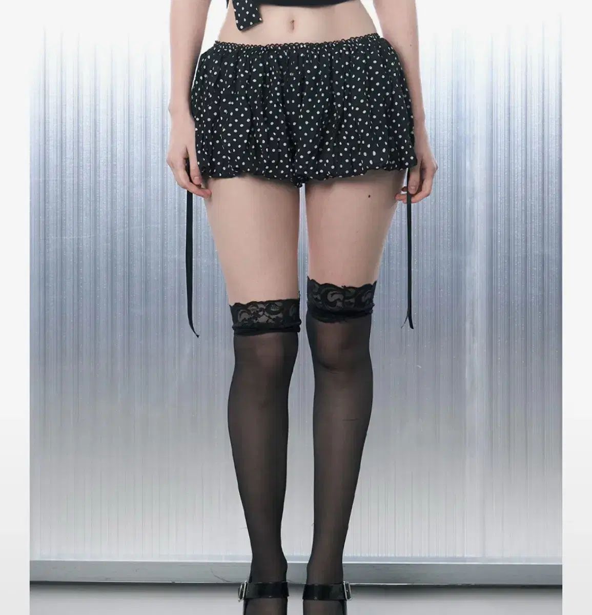 ヒール ドット バルーン ショートパンツ