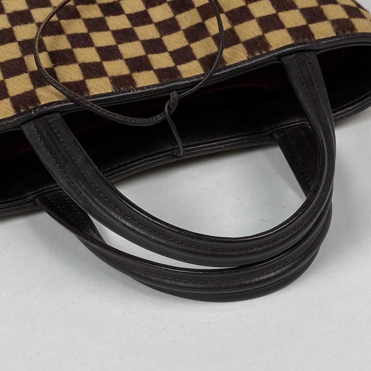 ルイ・ヴィトン Louis Vuitton インパラ ハラコ ハンドバッグ ダミエ