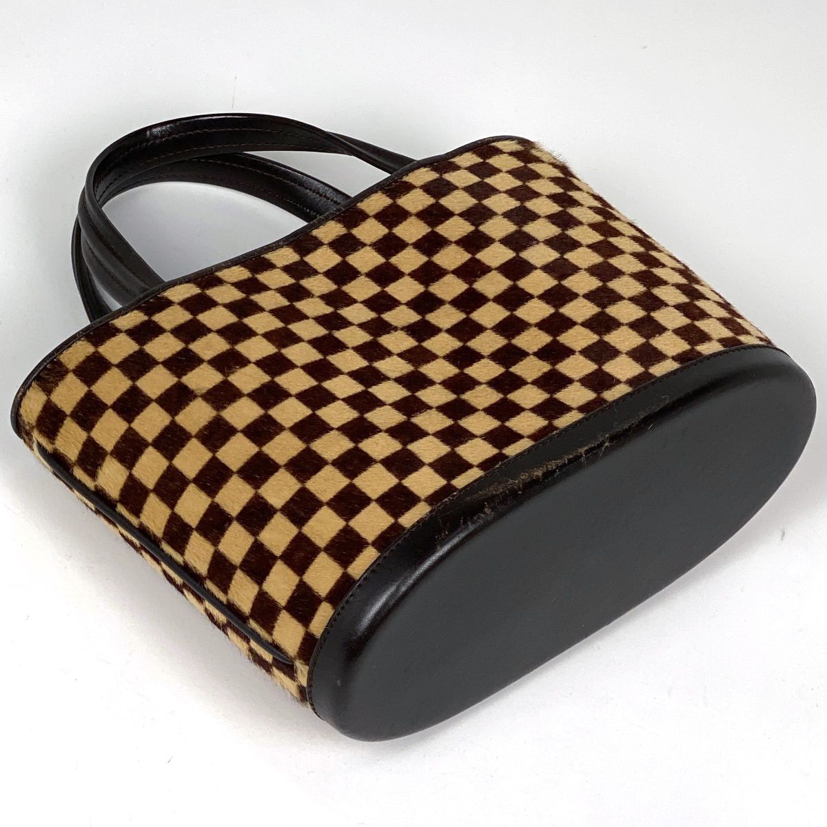 ルイ・ヴィトン Louis Vuitton インパラ ハラコ ハンドバッグ ダミエ