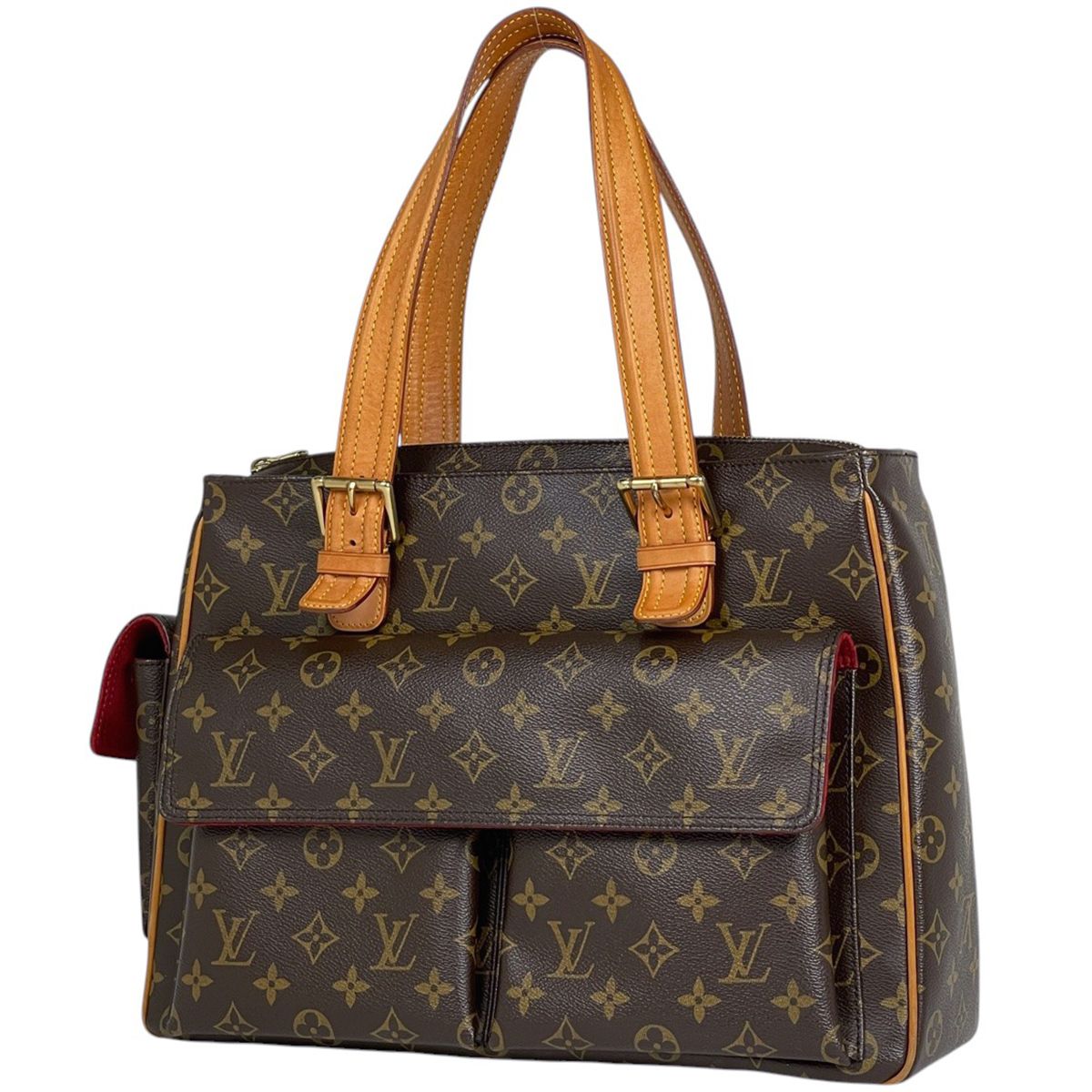 ルイ ヴィトン Louis Vuitton ミュルティプリ シテ ハンドバッグ 肩掛け トートバッグ モノグラム ブラウン M51162 レディース