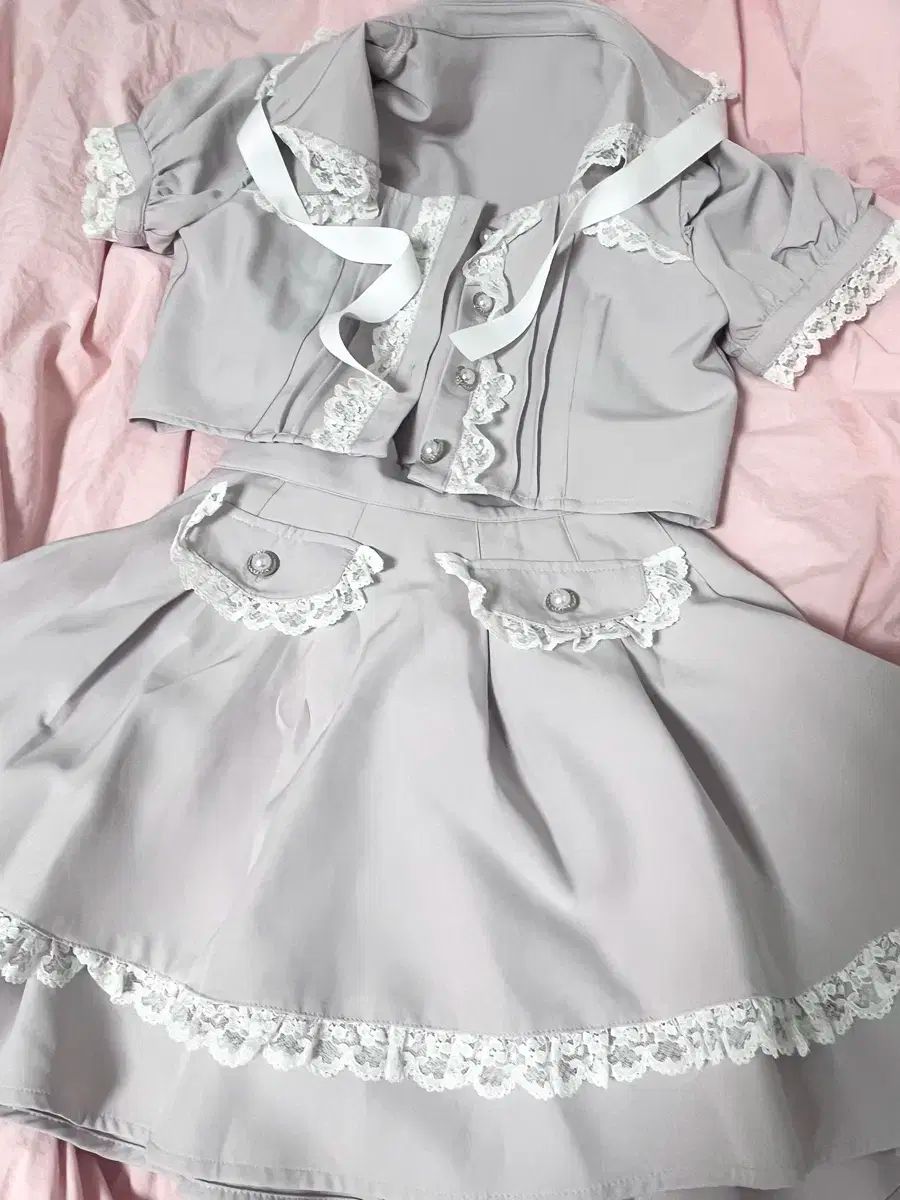 ハニーシナモン レース フリル セットアップ 量産型 地雷系 日本ブランド ガールズ リズリサ ロジータ