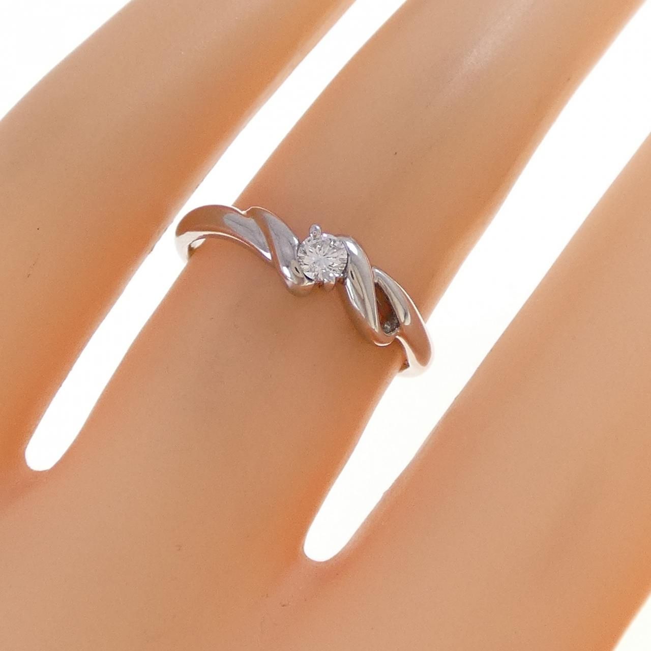  PT 900 ダイヤモンド リング 0.08 CT リング 指輪 アクセサリー