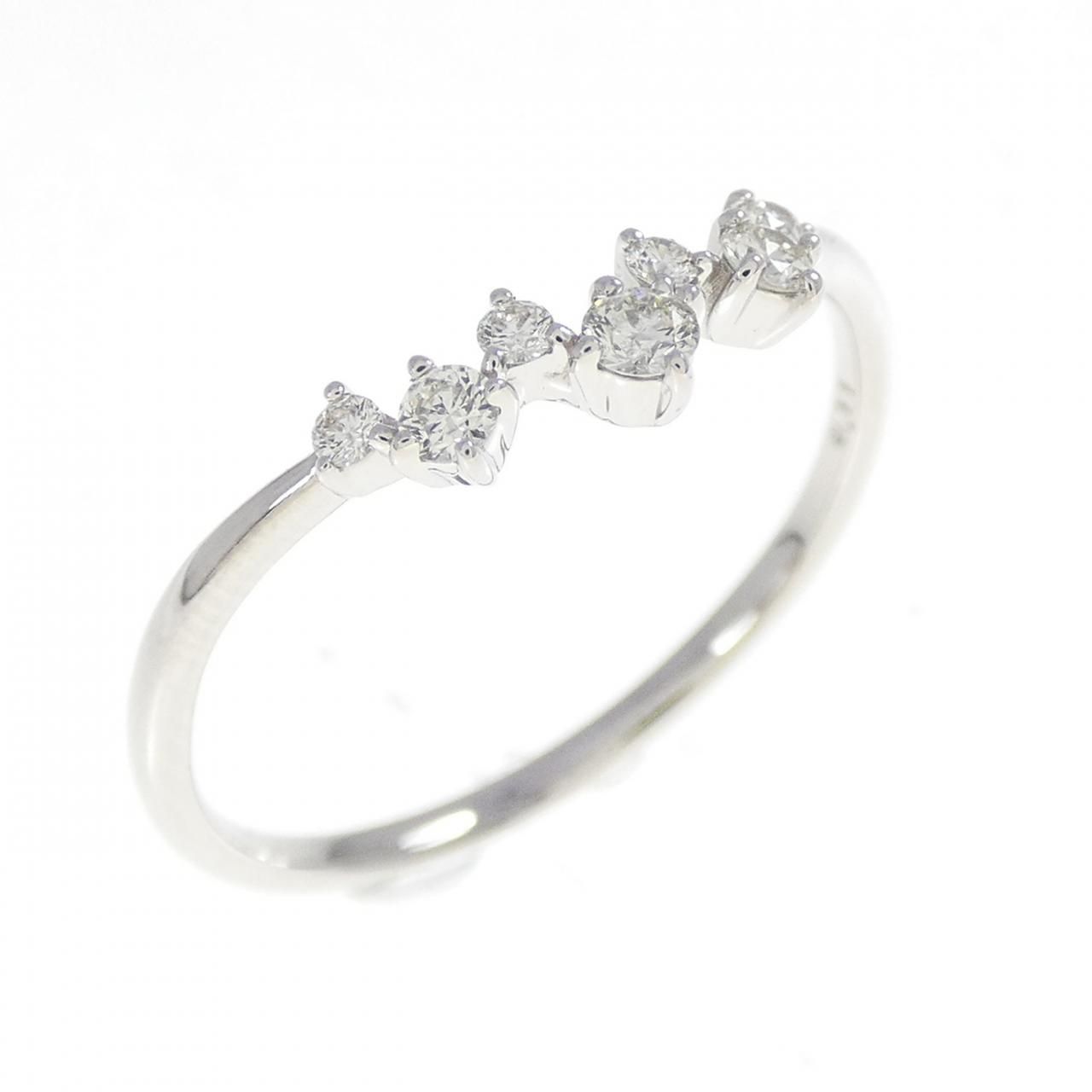 PT950 ダイヤモンド リング 0.11CT