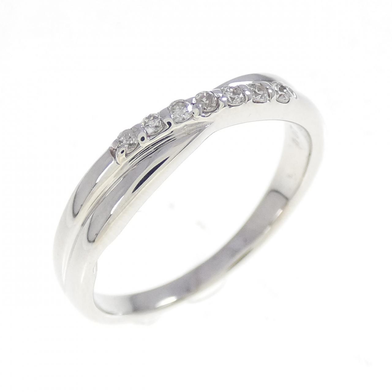 K10WG ダイヤモンド リング 0.07CT