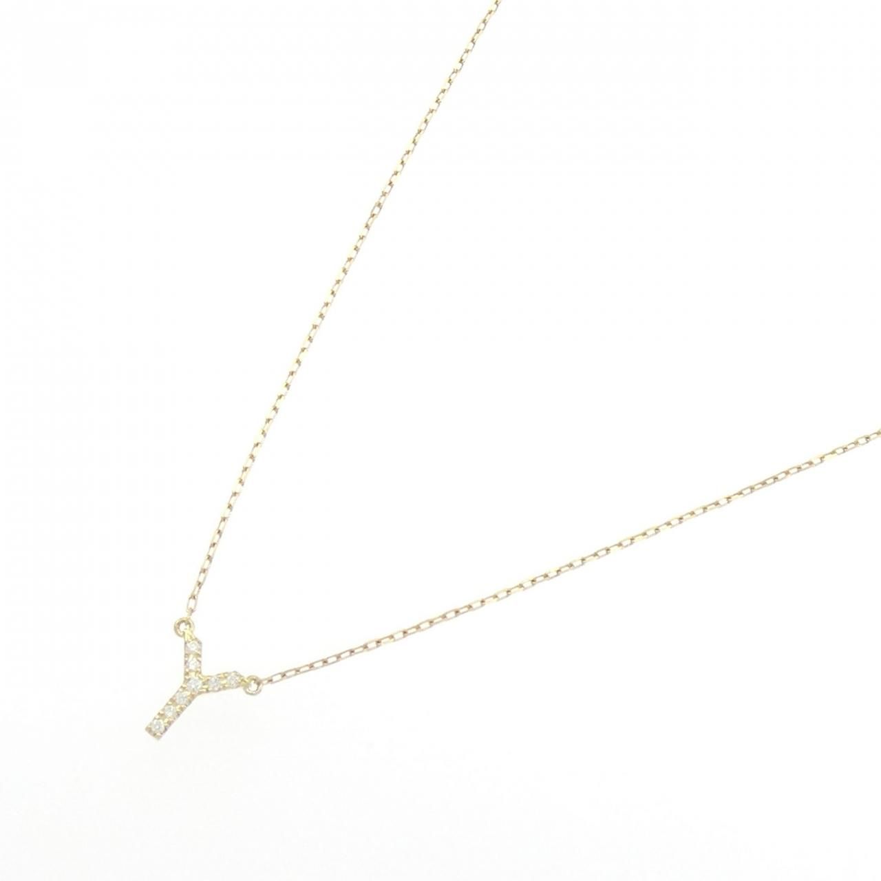アーカー イニシャル ネックレス 0.03 CT