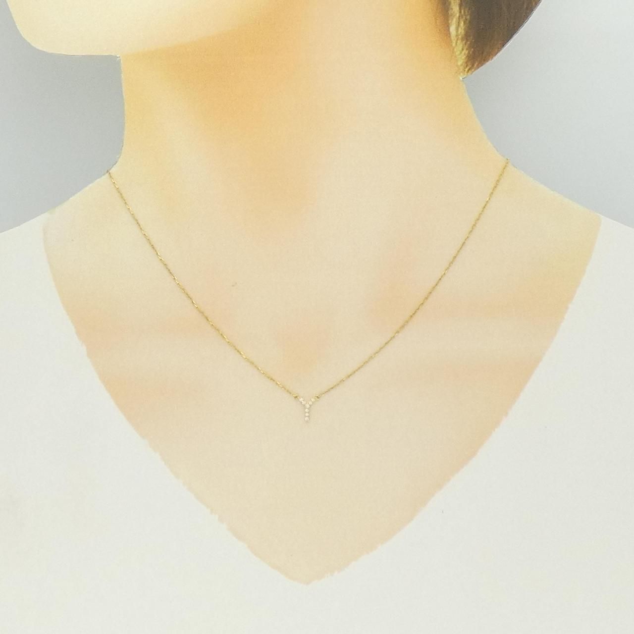  アーカー イニシャル ネックレス 0.03 CT その他 アクセサリー