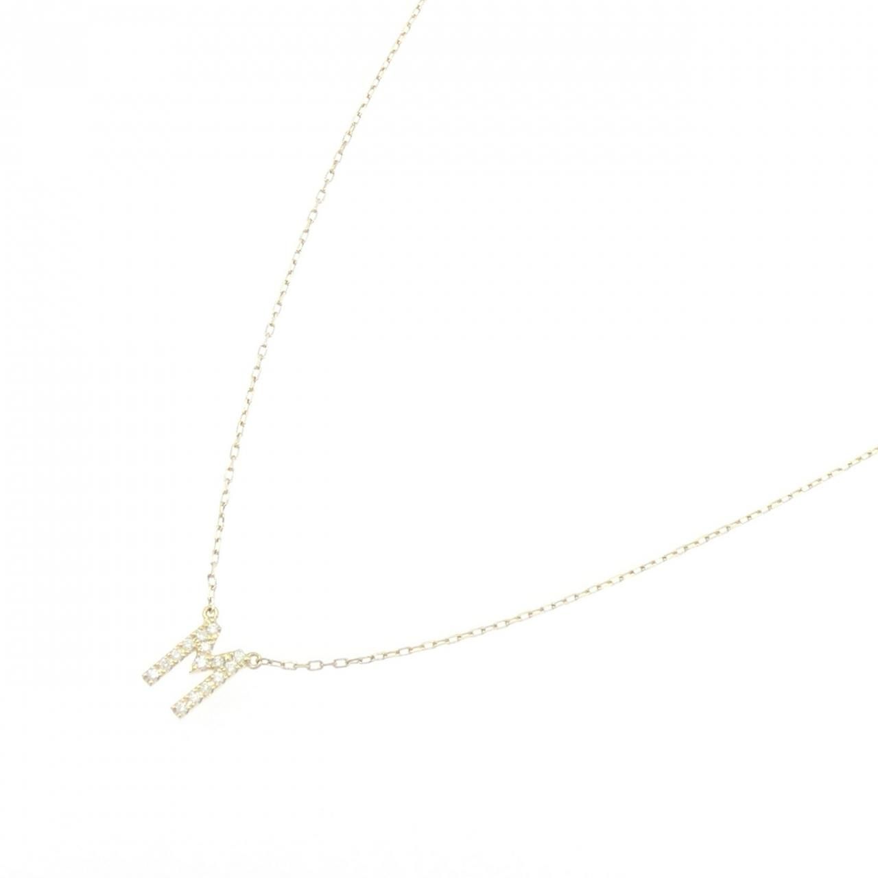 アーカー イニシャル ネックレス 0.06 CT