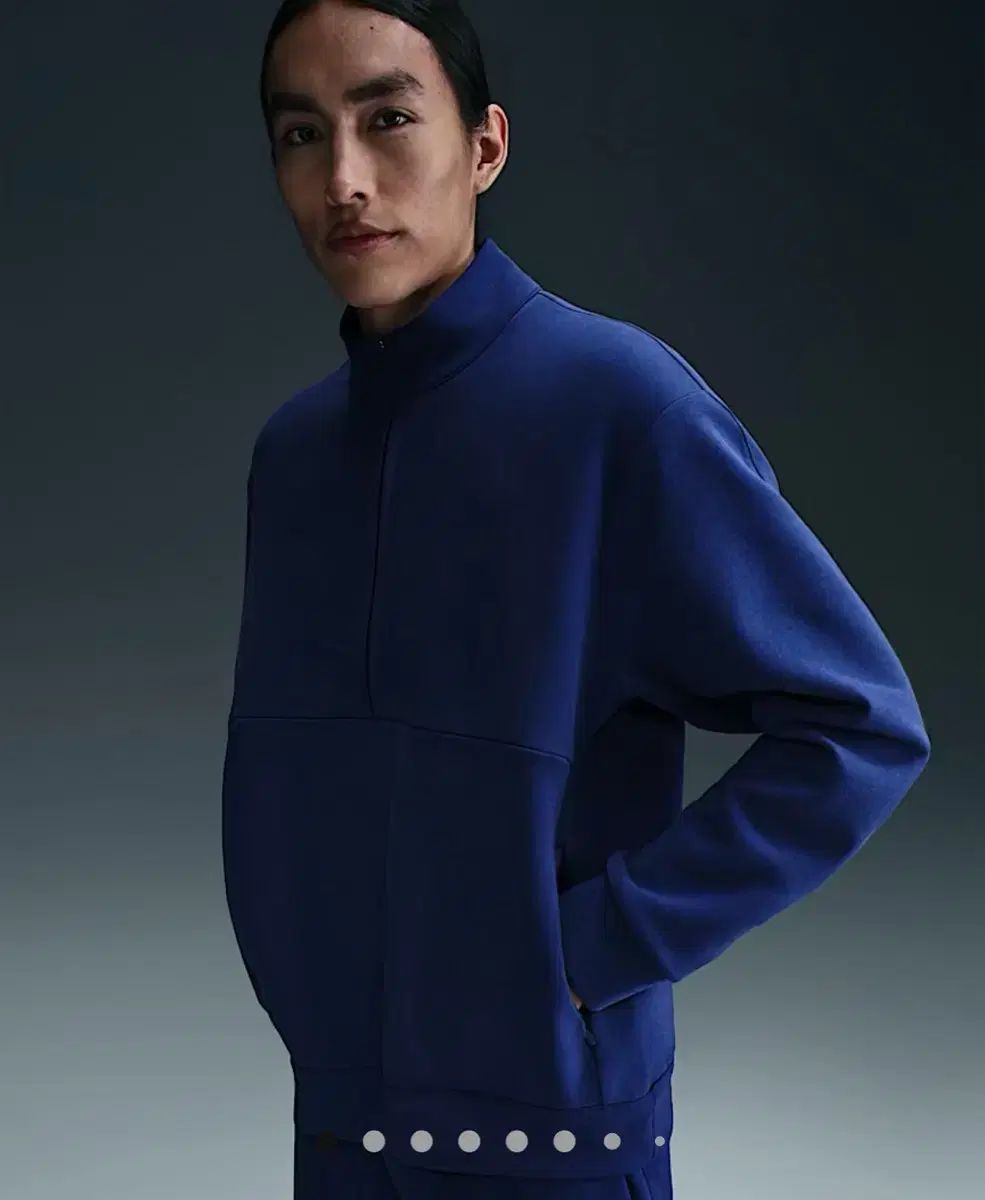 ハーフジップアップ M