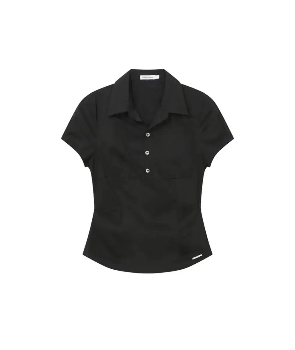 ミーキー ソウル Fitted cap sleeves shirts BLACK