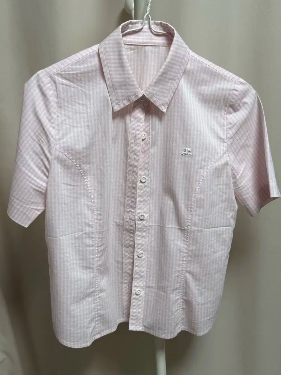 クレージュ ピンク シャツ チェック柄