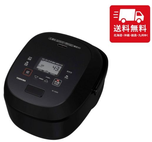 TOSHIBA(東芝) 炊飯器 炎匠炊き 5.5合 RC-10VRV(K) グランブラック 米