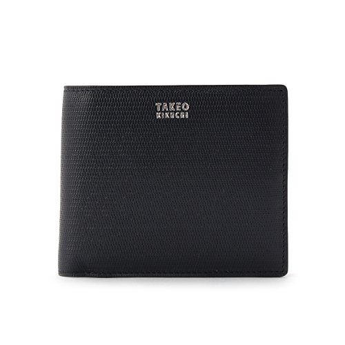 タケオキクチ 財布 ソフト-ナチュラル ミニメッシュ レザー 2つ折り財布 07001520 メンズ ネイビー 593 00 ネイビー 593 00