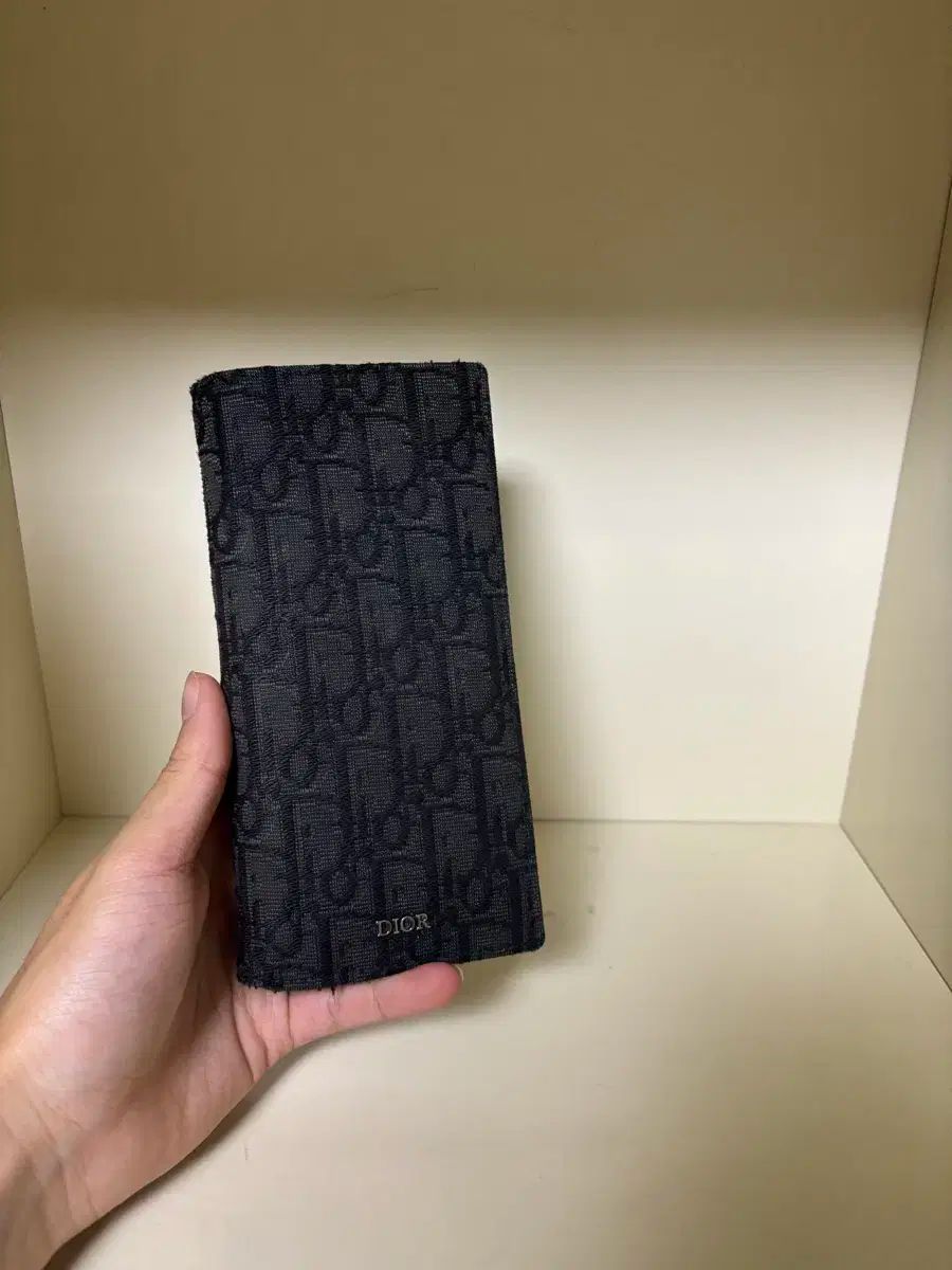 A級 単品 ディオール オブリーク バーティカル 長財布
