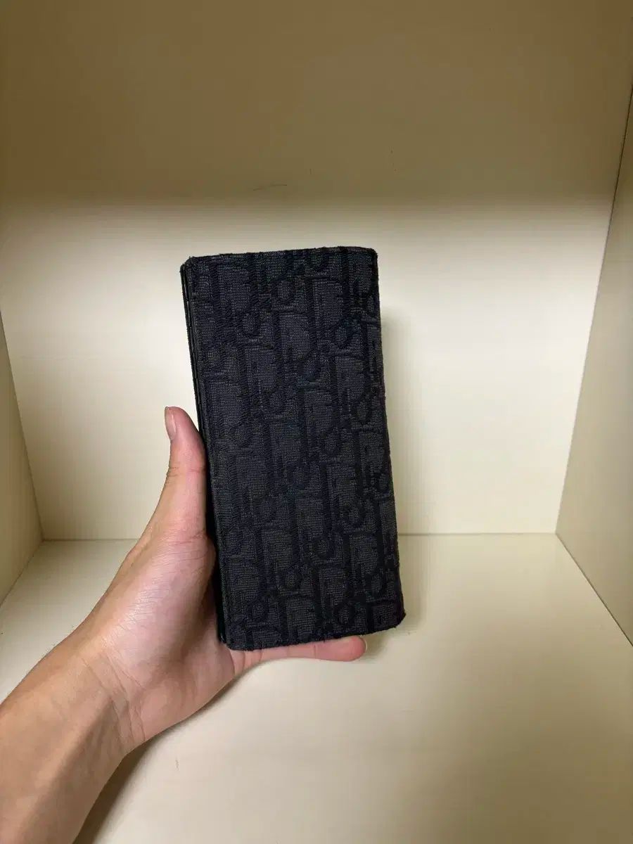 A級 単品 ディオール オブリーク バーティカル 長財布