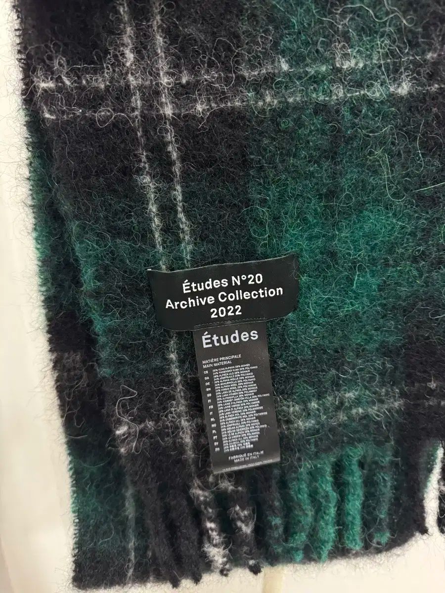 エチュード スタジオ ブラックウォッチ マフラー