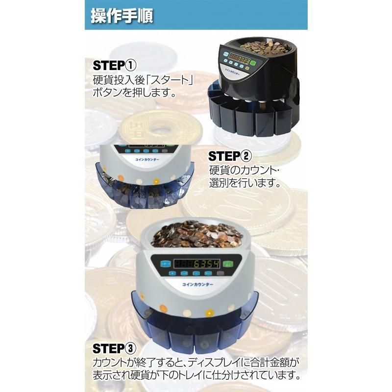 カウンター 日本硬貨専用 270枚/分 操作パネル 日本語表記 55 カウンター 日本硬貨専用 270枚/分 操作パネル 日本語表記 55 Amazon