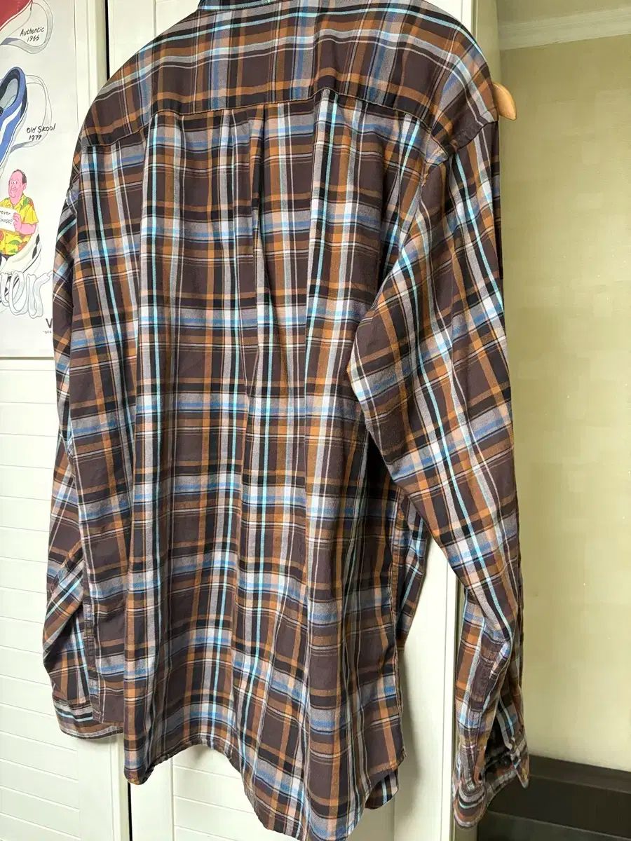 patagonia オーガニック コットン シャツ チェック柄 ブラウン L