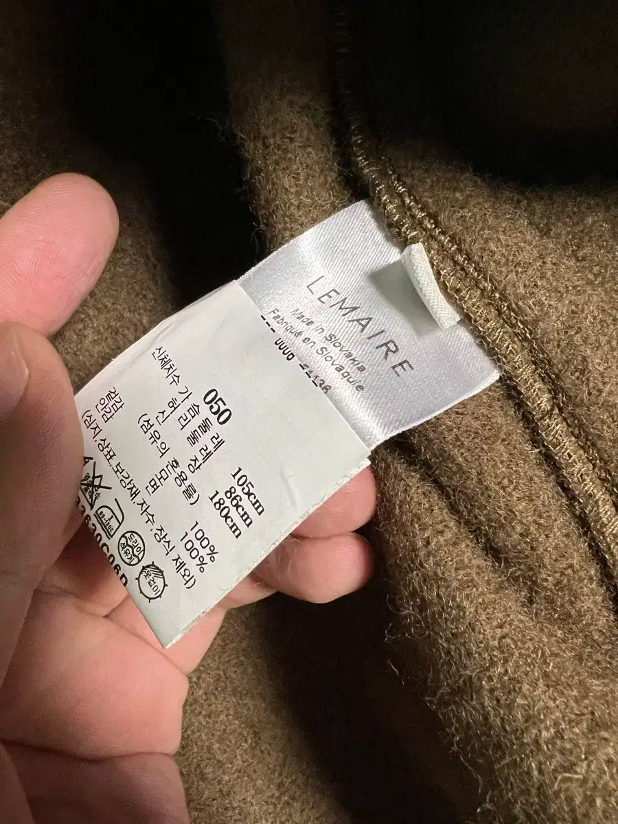 ルメール 23fw オーバーサイズダッフルコート ブラウン 50