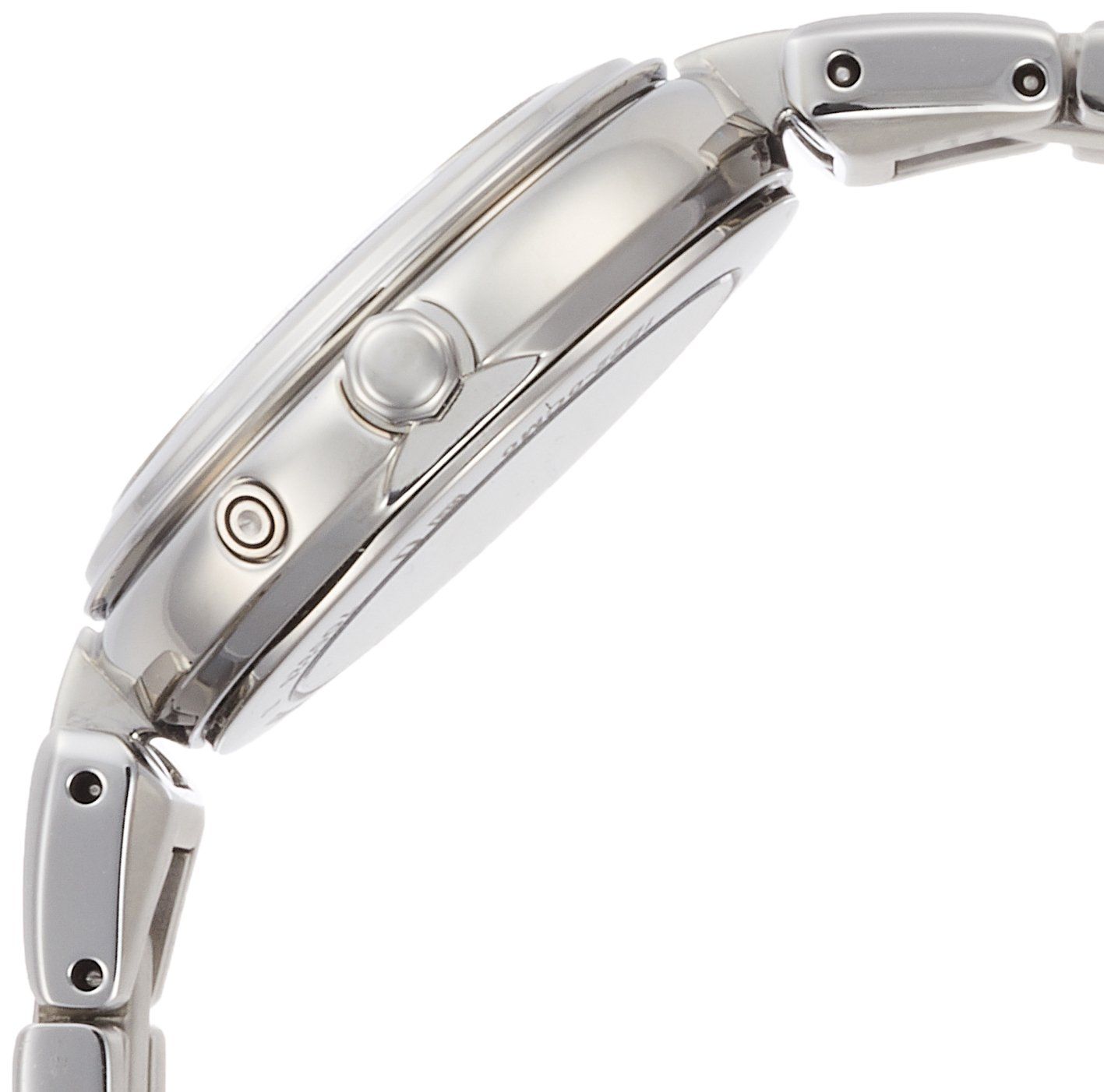  セイコーウォッチ 腕時計 エクセリーヌ ソーラー電波 チタンモデル 白文字盤 SWCW 131 レディース シルバー ヘアバンド カチューシャ ヘアアクセサリー