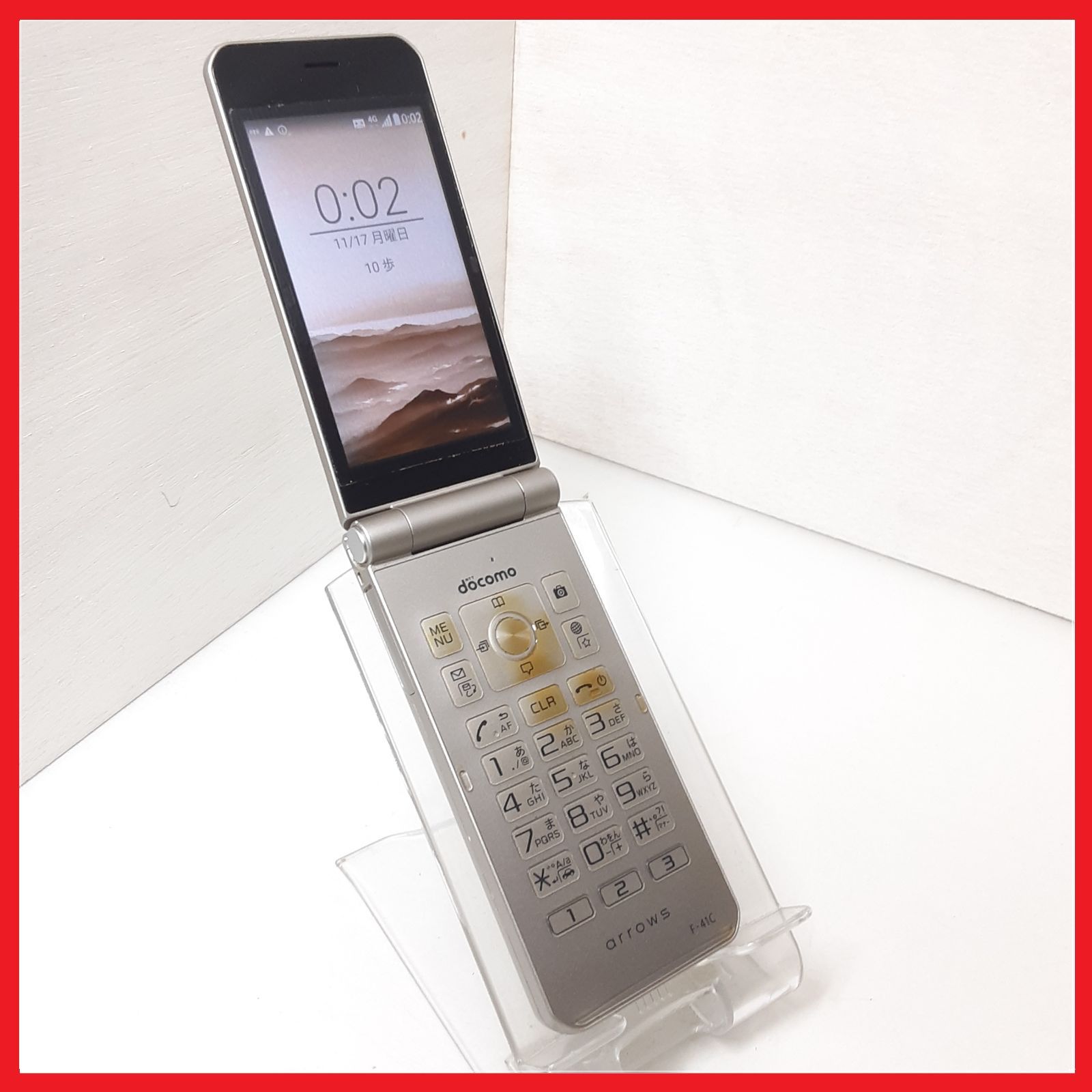 SIMフリー・4Gスマホ】docomo F-41C arrows ケータイ ベーシック
