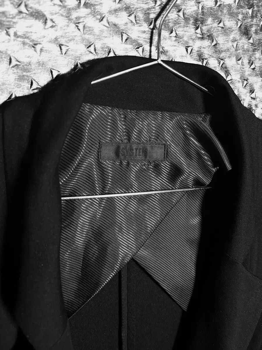 SYSTEM ブラック スーツ ジャケット