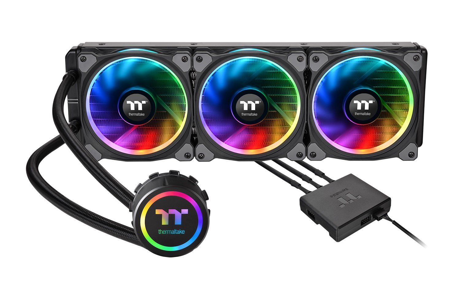 Thermaltake Floe Riing RGB 360 TT Premium Edition 一体型水冷CPUクーラー RGB LED 搭載 FN1114 CL-W158-PL12SW-A 単品