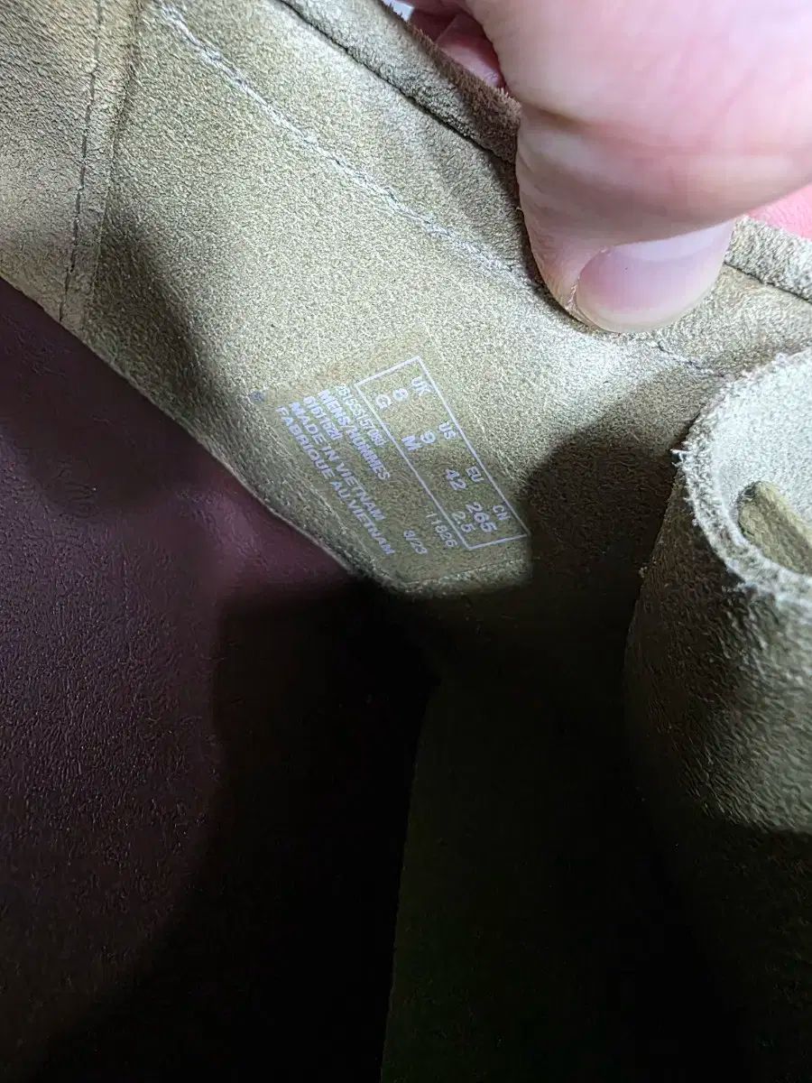  クラークス スウェード ワラビー 265 ローファー ブーツ 革靴