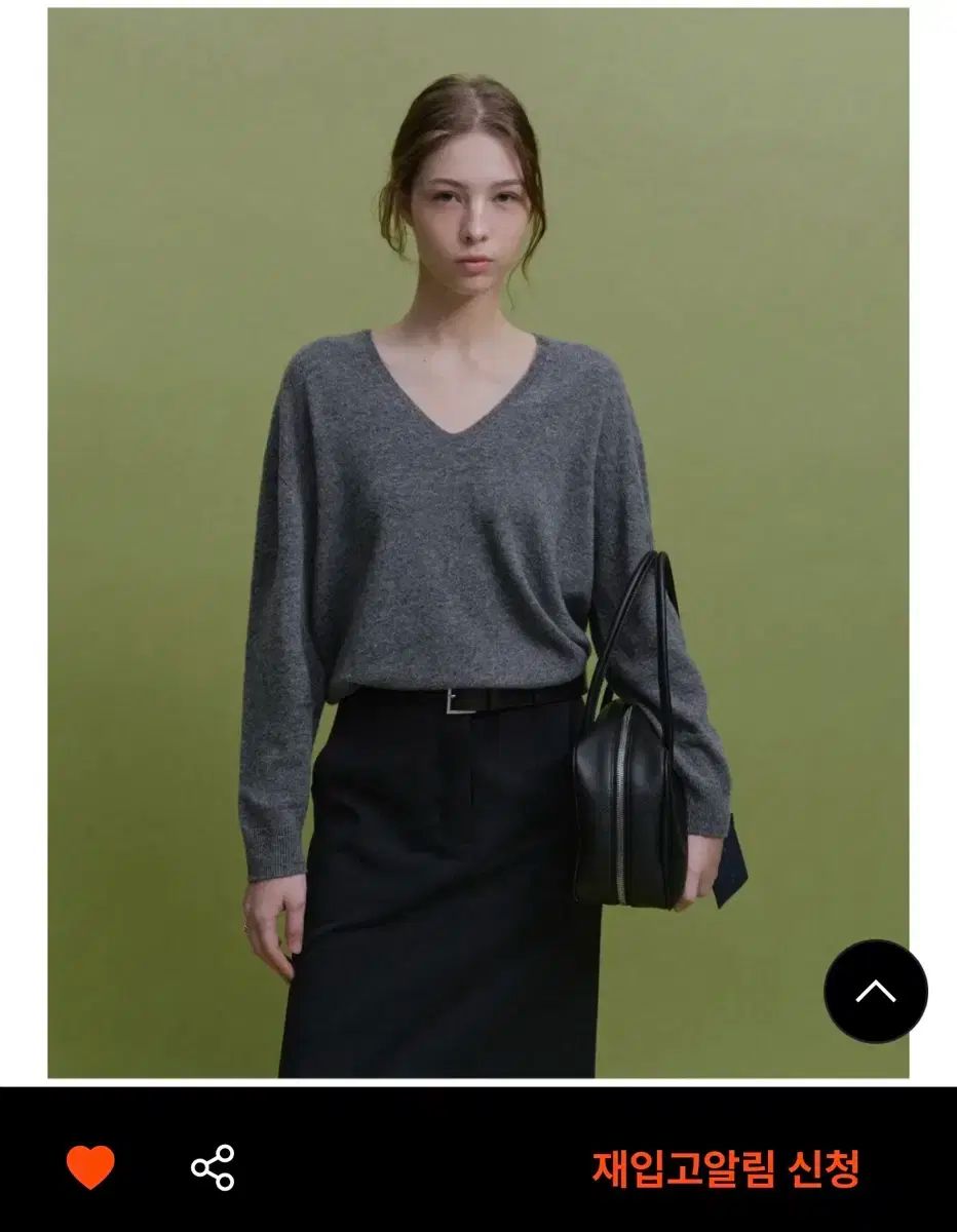 Fyeo Lei wool Vネック ニット