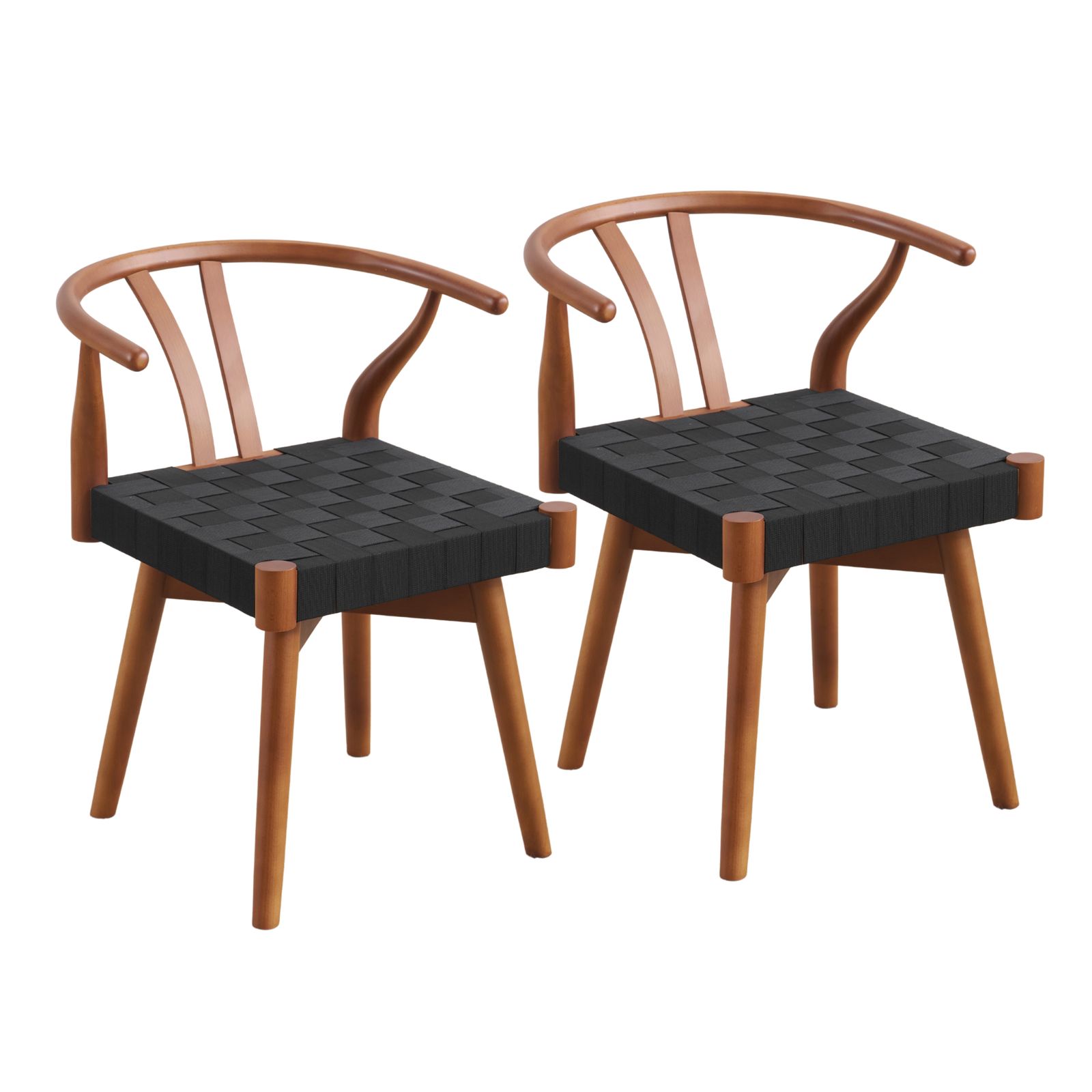 2脚】ダイニングチェア 2脚セット お掃除ロボット対応 肘付き