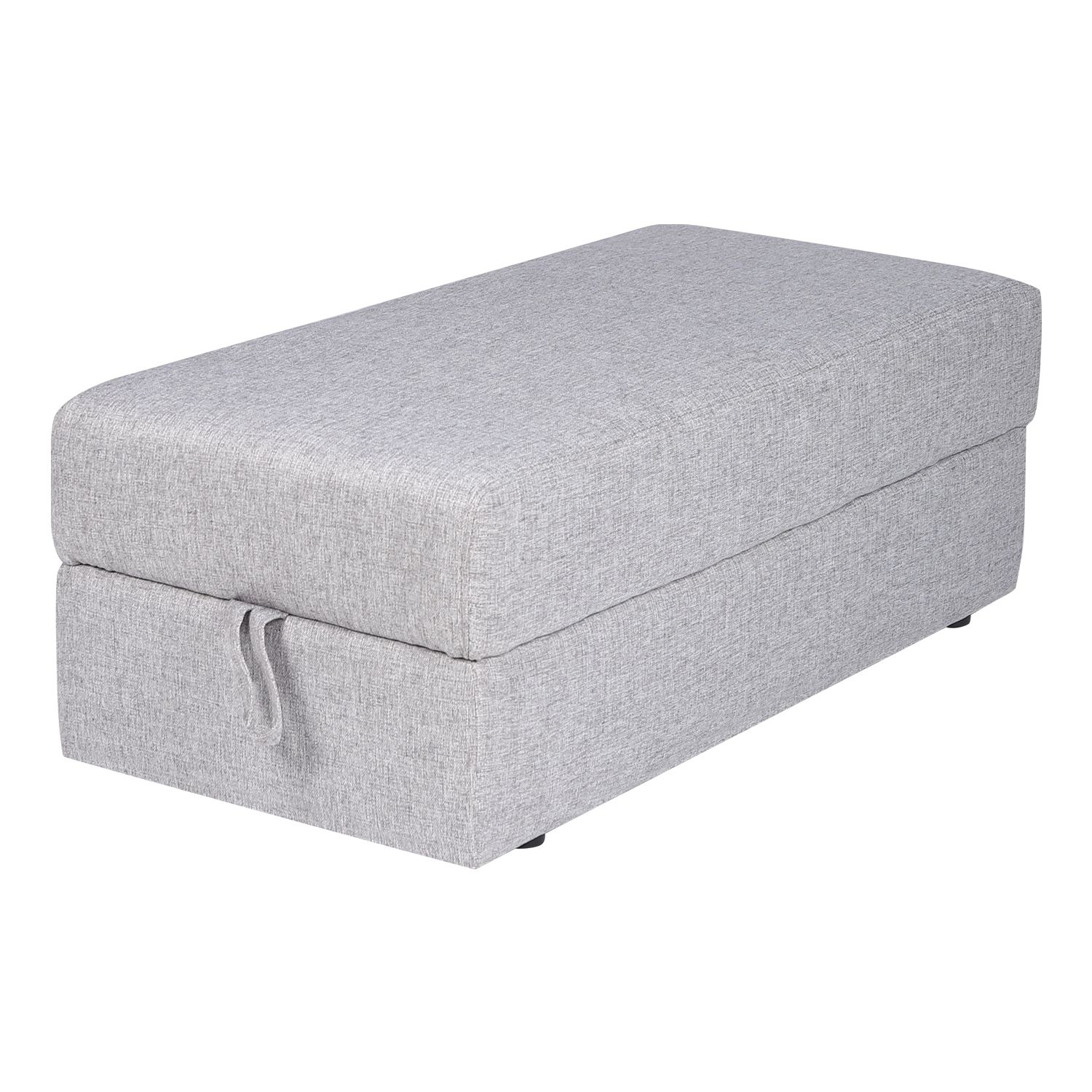 Light-grey ottoman only do not include sofa bed