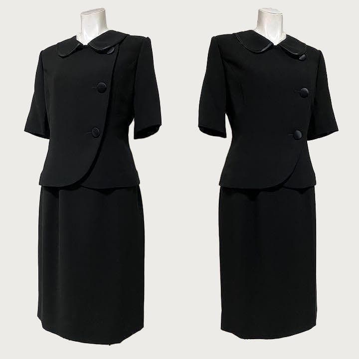 送料無料！ 〇当日発送 ユキトリイ 3点セット 礼服 9号 縁取りパイピング 激安で季節を先取り。