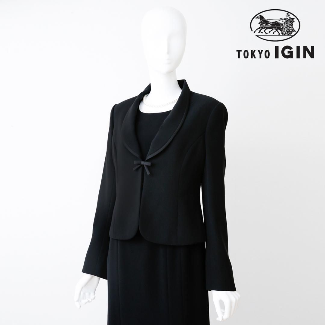 当日発送 東京イギン 礼服 大き目7号 リボン