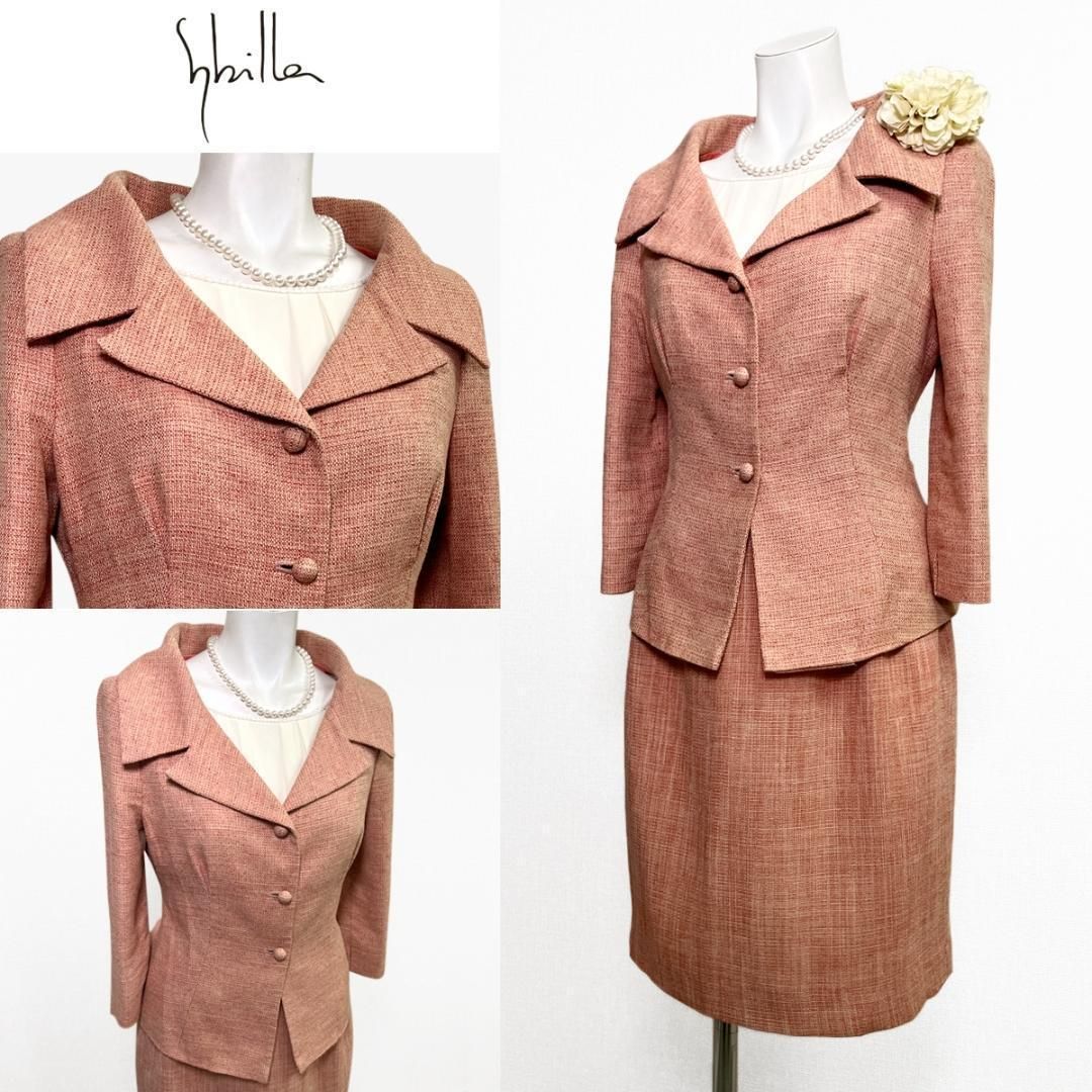 シビラ セレモニー シルク混 9号 コーラルピンク