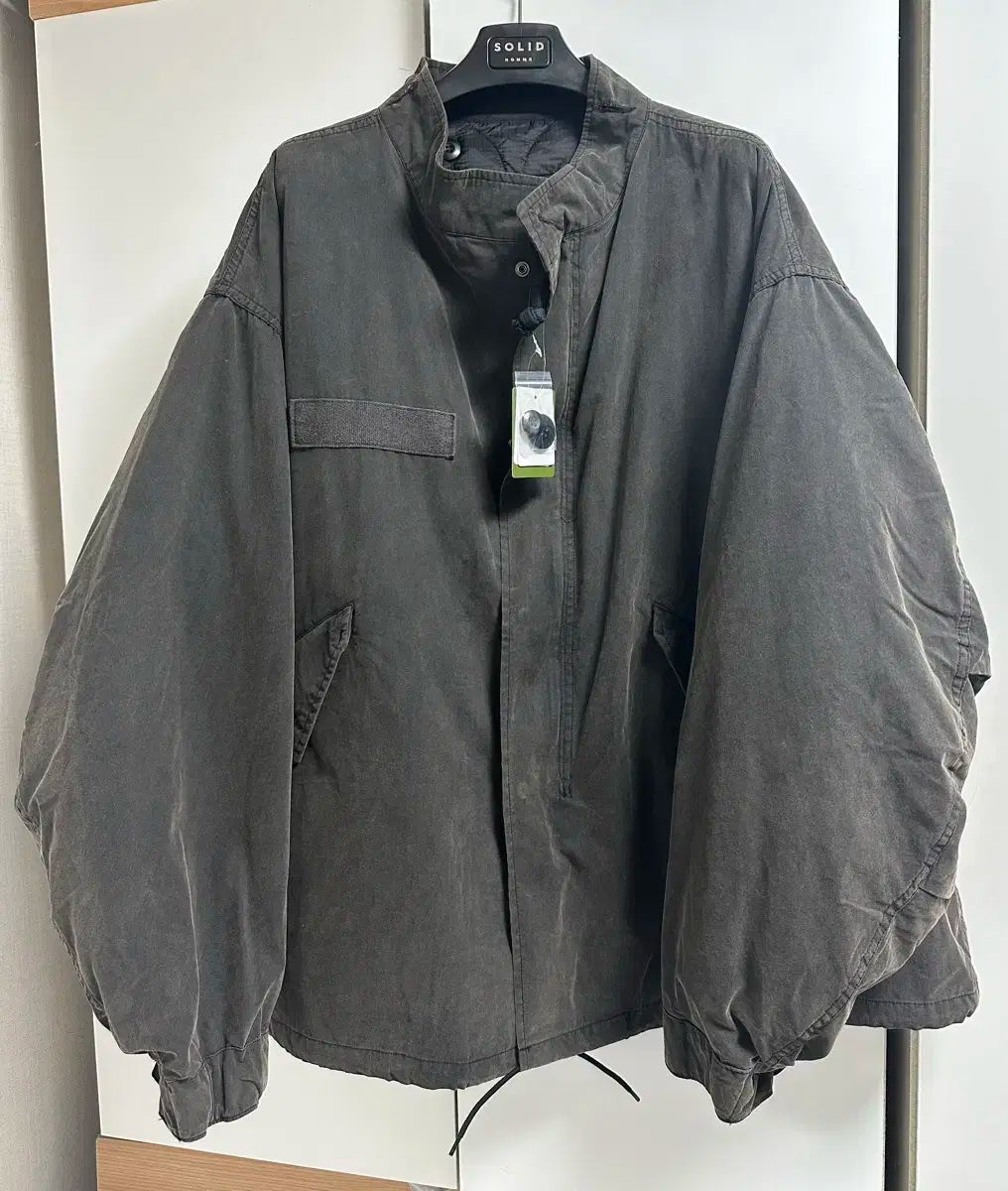 L フリークスストア フェイド ブラック m65 ショート パーカ