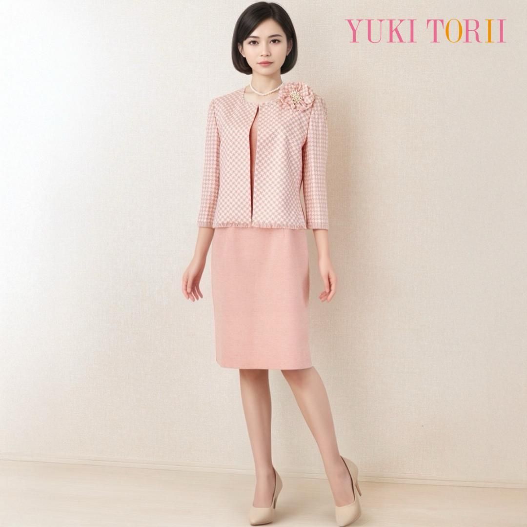 当日発送 ユキトリイ セレモニー 9号 サーモンピンク 花コサージュ