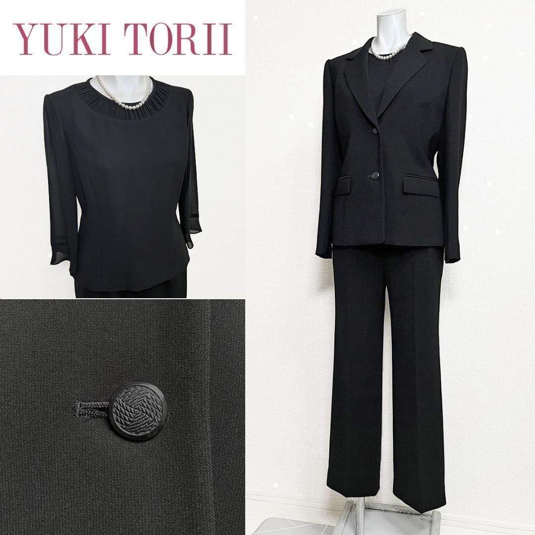 当日発送 ユキトリイ 東京ソワール 3点セット 礼服