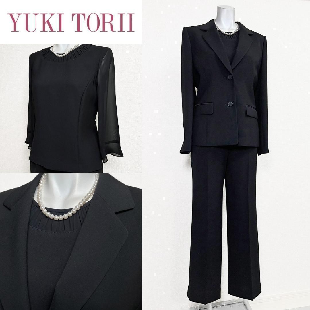 当日発送 ユキトリイ 東京ソワール 3点セット 礼服