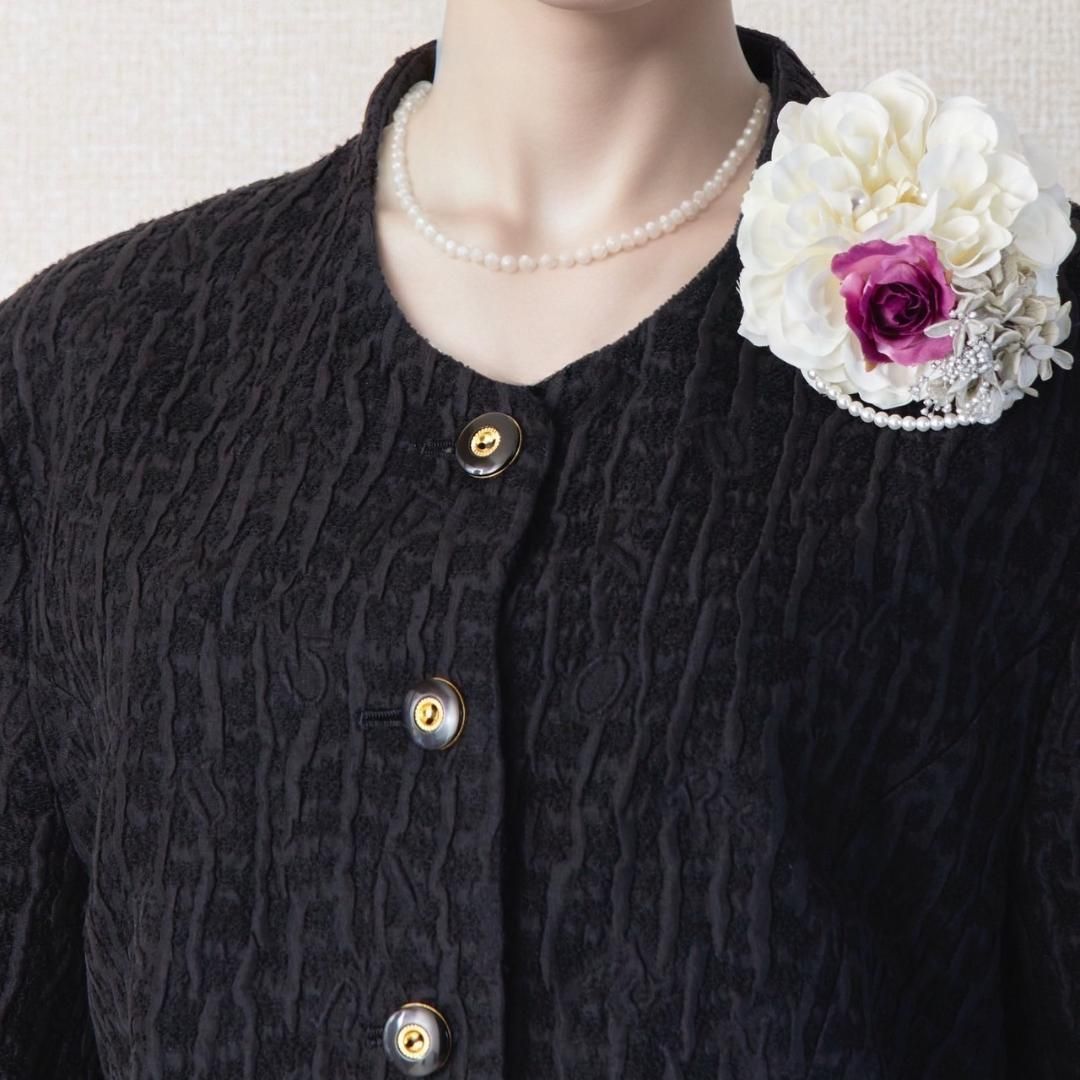 【史上最も激安！】 当日発送 マダム リツコ 礼服 11号 シルク混 ロング丈 全国送料無料！