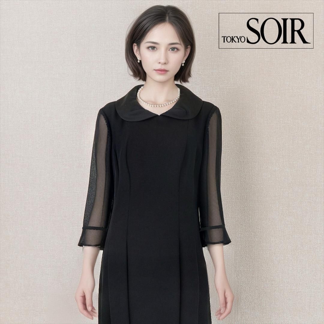 当日発送 東京ソワール ソワールぺルル 礼服 13号 透け感