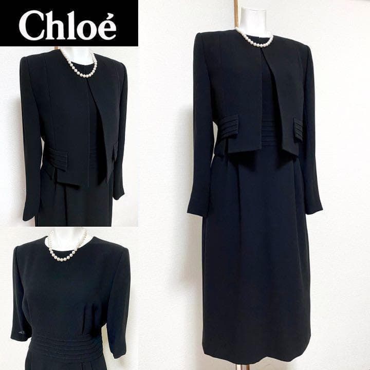 当日発送 クロエ 東京イギン 喪服礼服 タックのライン