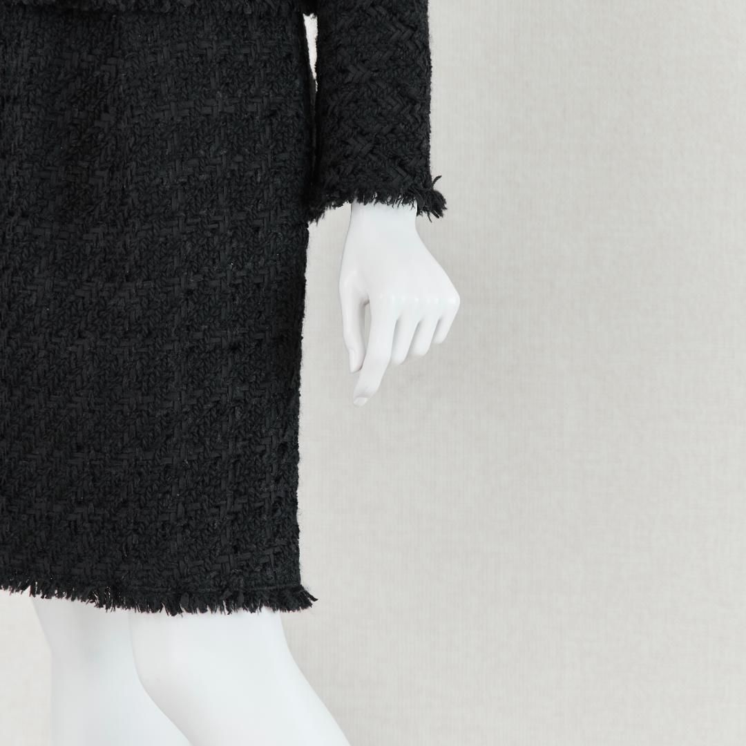 新作入荷! 当日発送 エポカ セレモニー 黒 ニットツイード S相当