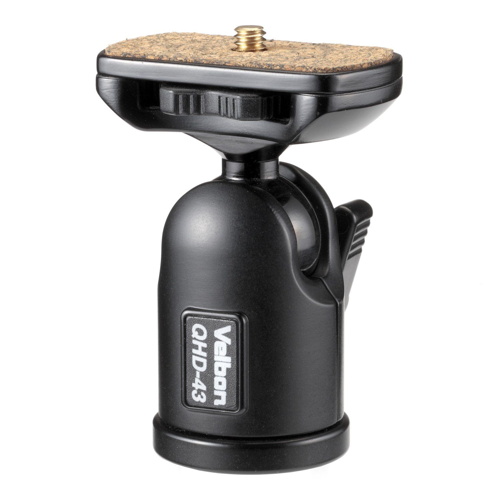 Velbon 自由雲台 QHD-43 小型 底面径38 mm アルミ製 379689 クイックシュー無し 直付け 43