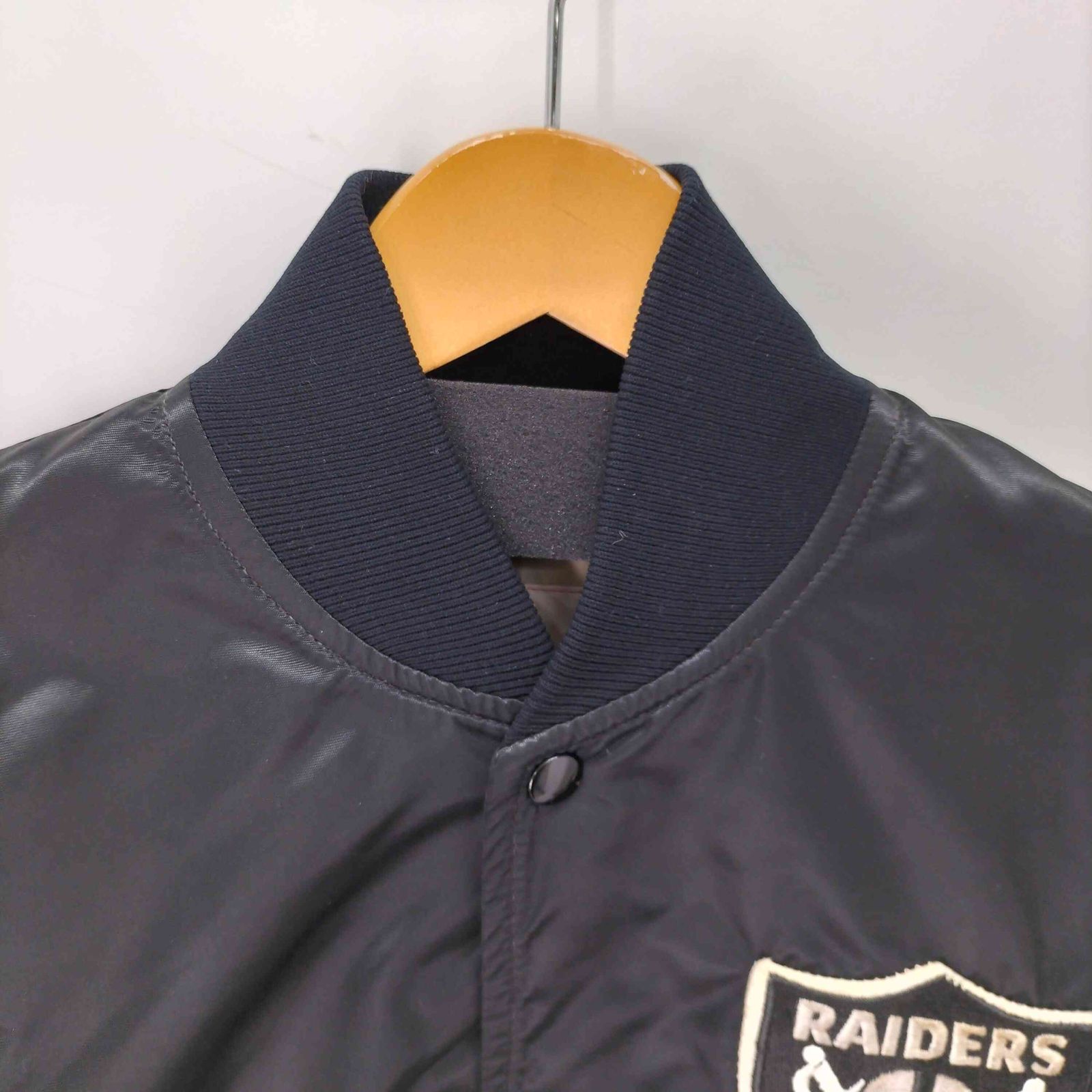 スターター STARTER USA製 RAIDERS レイダース ナイロンスタジャン