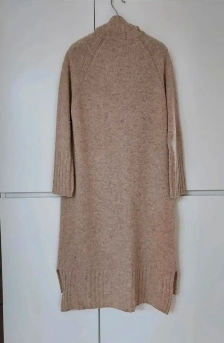 ウール カシミア ニット ロング丈ワンピース66 通常77まで ほぼ