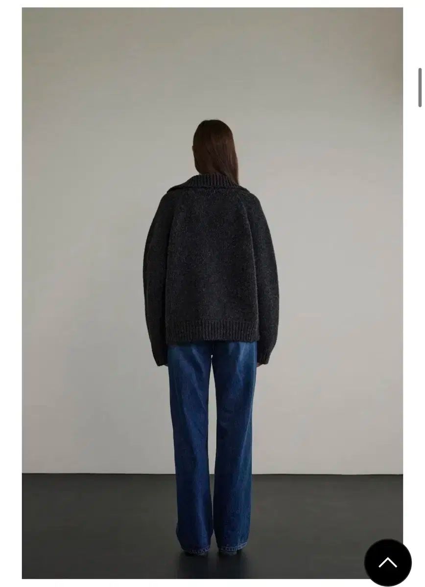  チェー チェンバー ウールジップアップニットカーディガン チャコール 長袖 カーディガン ボレロ アンサンブル