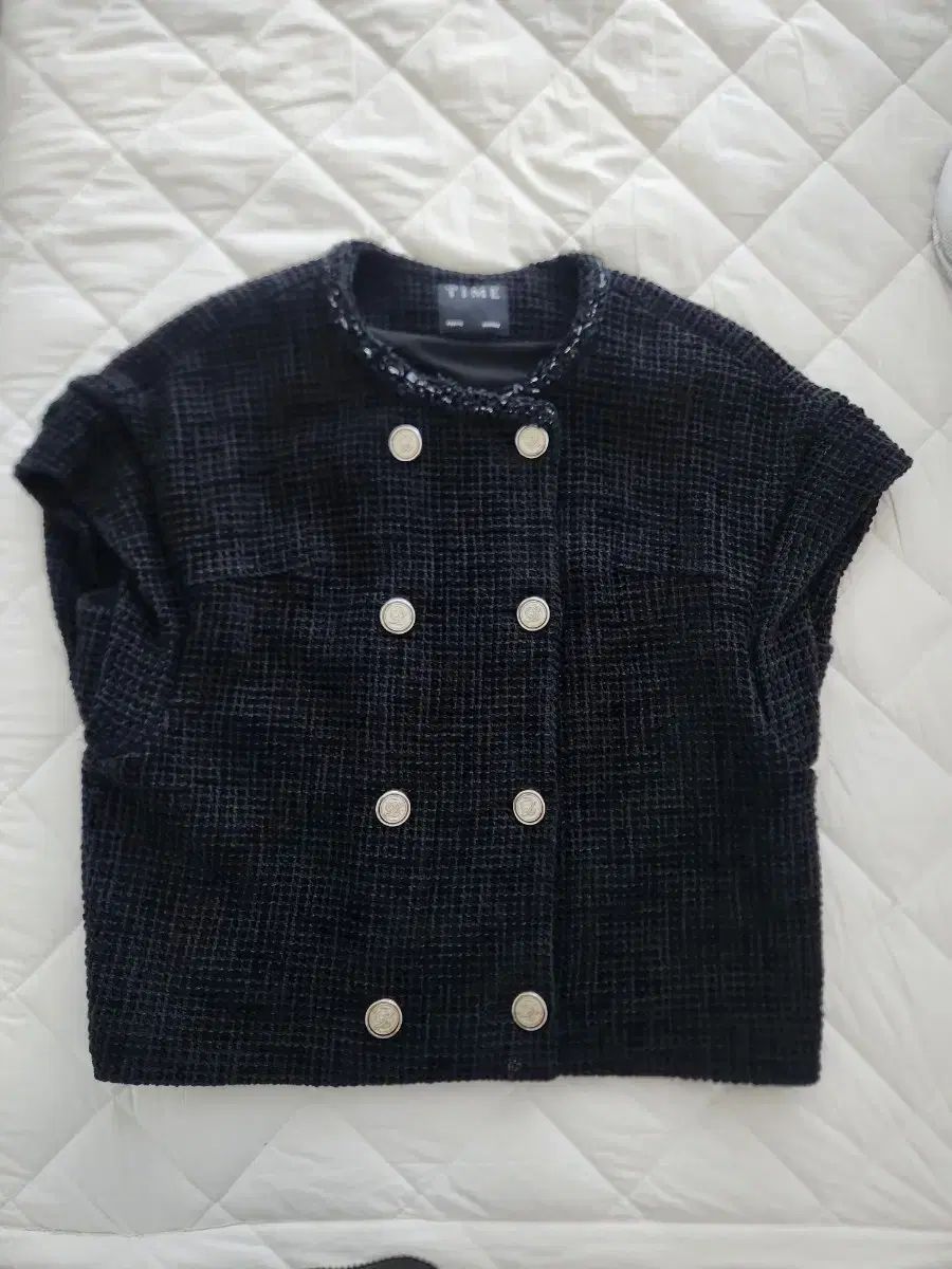 TIME ベルベット ツイード ベスト