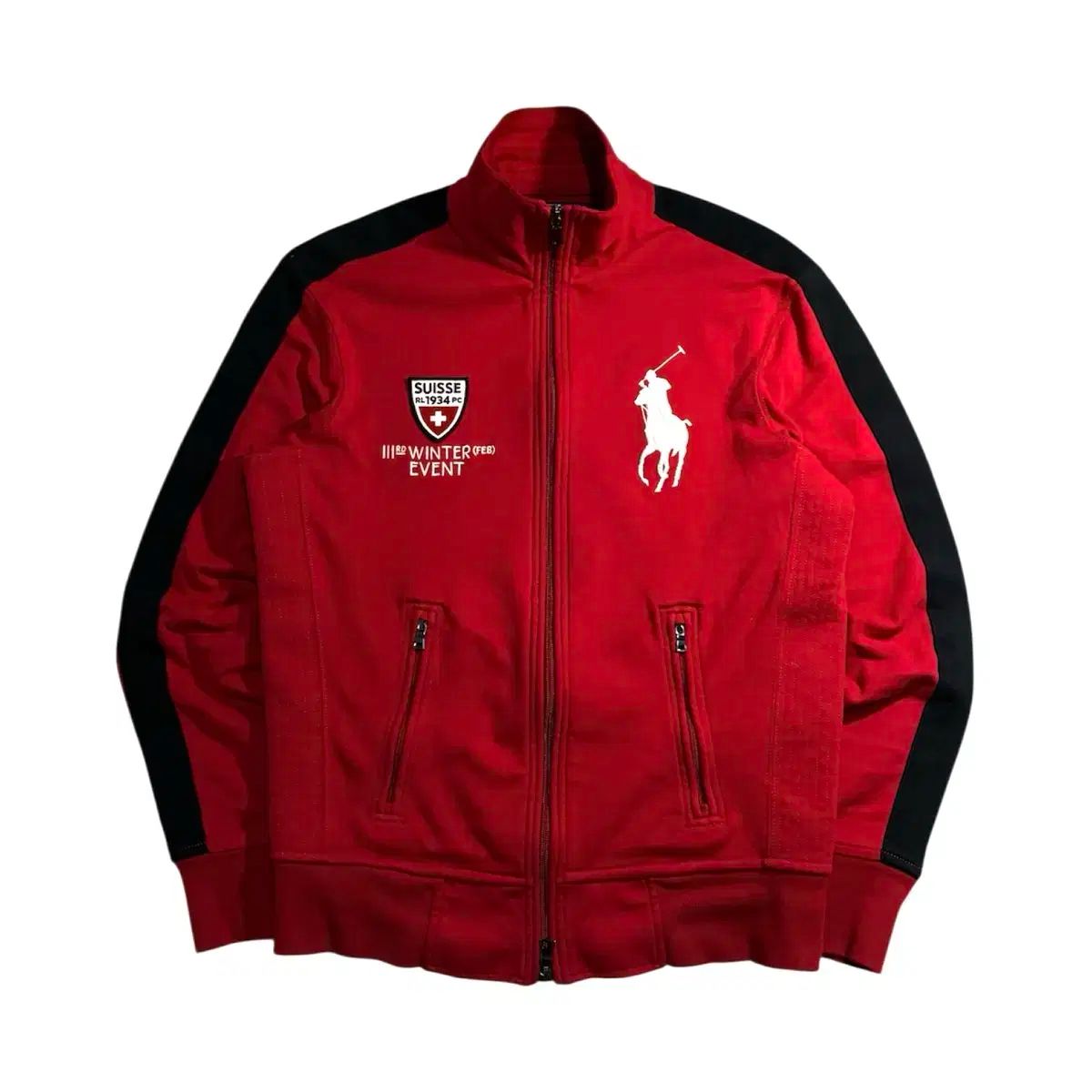 ポロ ビックポニー スイス レーシング ジップアップ ジャージ